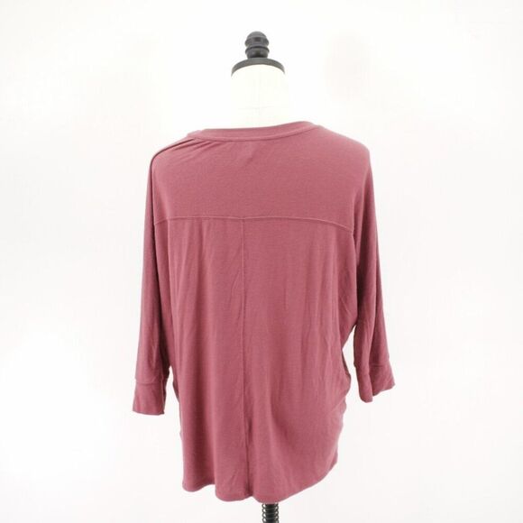 Express One‎ Eleven Purple Scoop Neck Long Sleeve Top Blouse Medium Long Sleeve - Picture 5 of 9